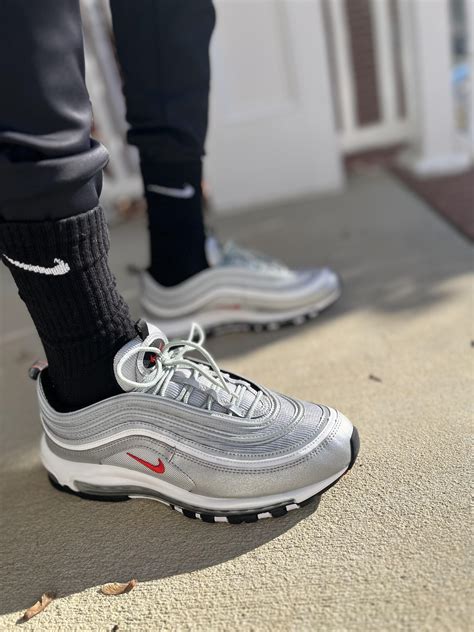 nike air max 97 silber damen|Nike 97 og silver bullet.